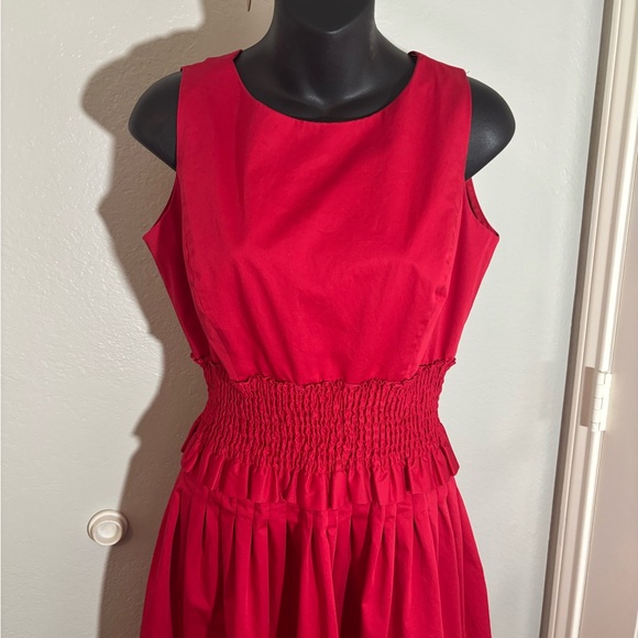 ANTONIO MELANI Red Midi Dress - Picture 5 of 13